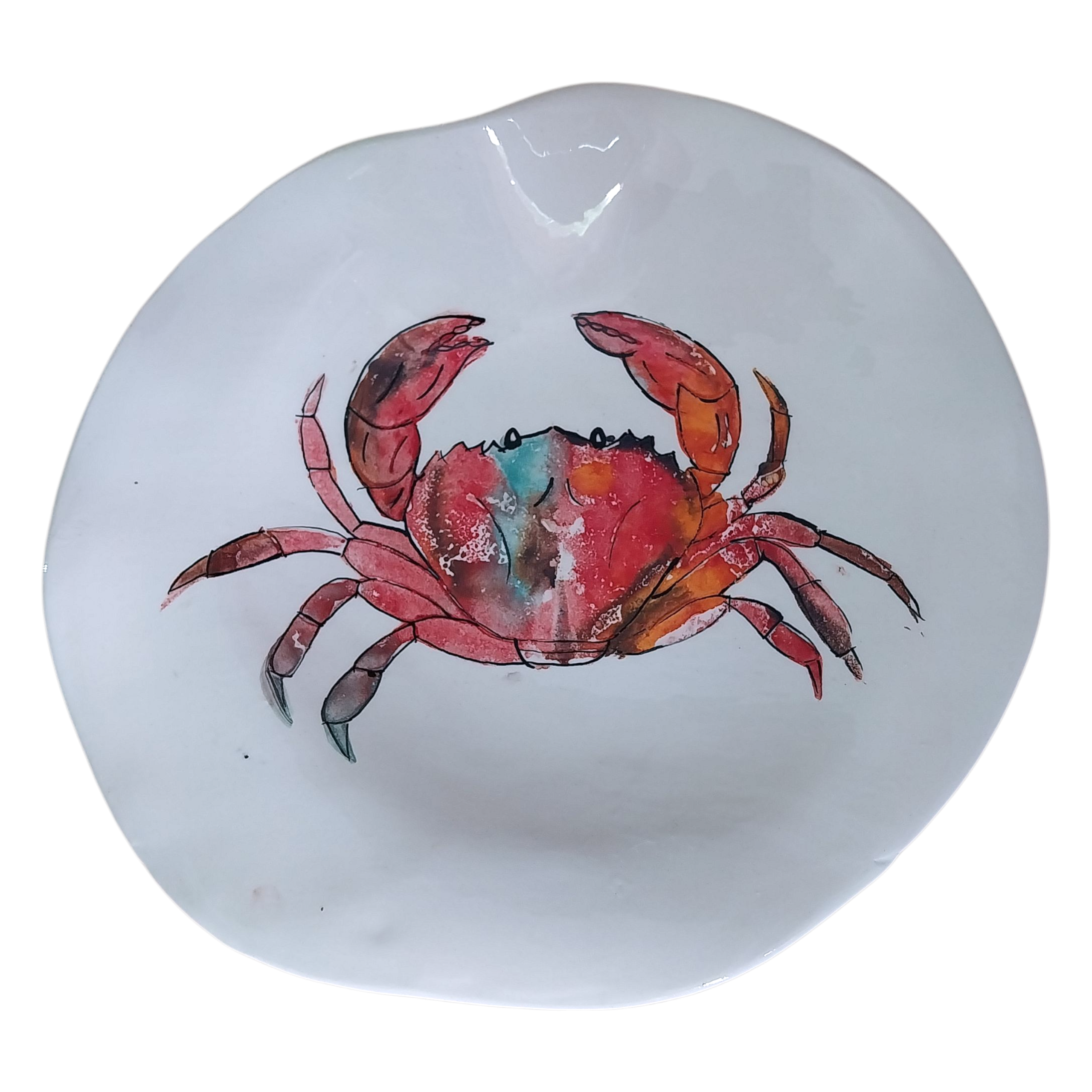 Plato irregular Grande Cangrejo