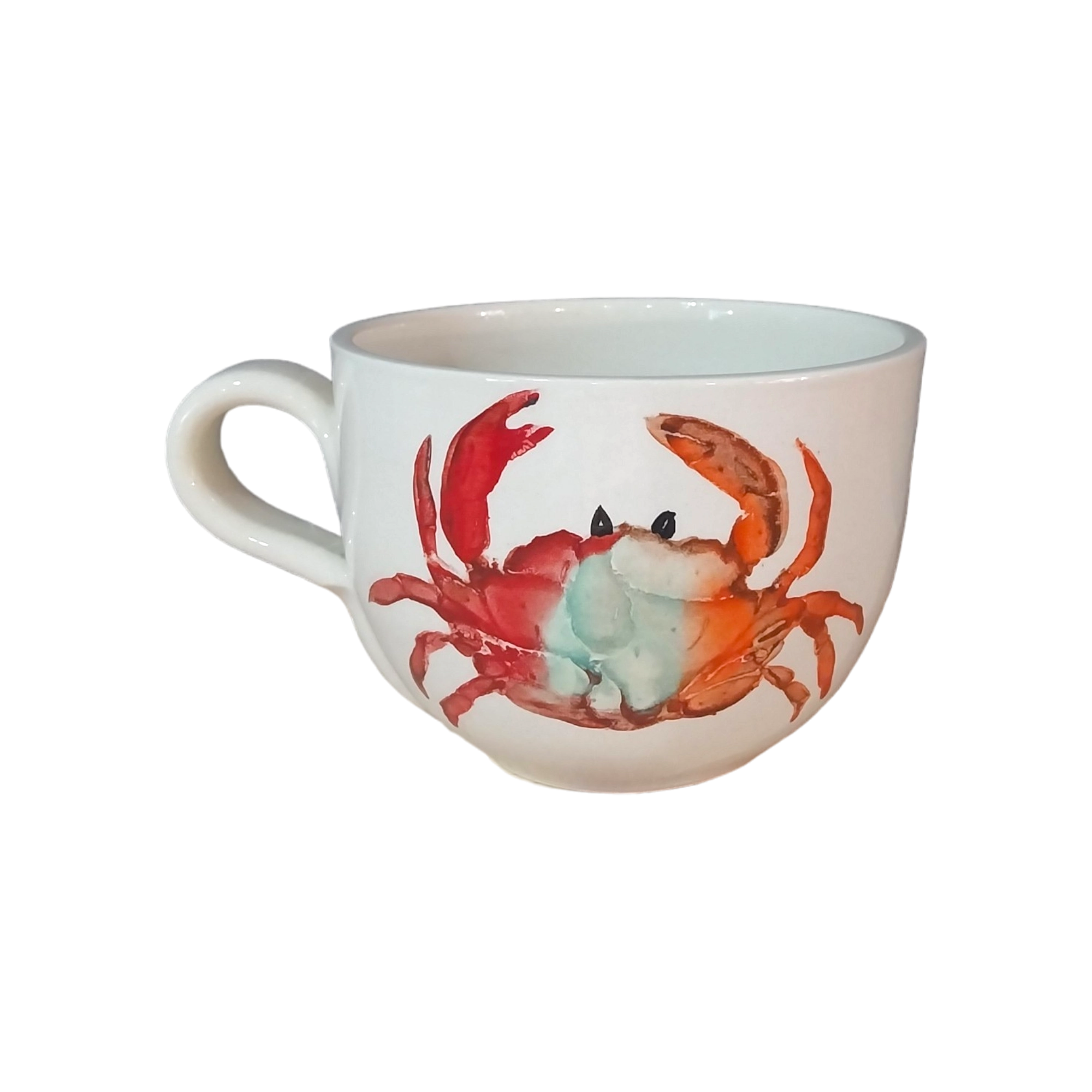 Taza de Desayuno Cangrejo Mediterráneo