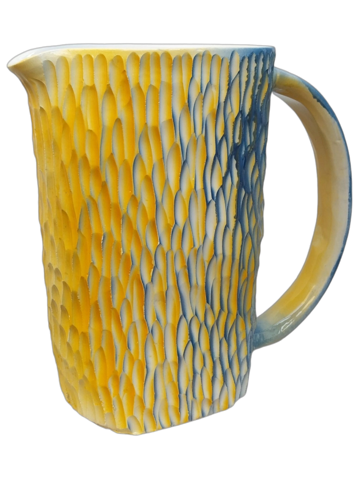 Jarra Decorativa Artesanal con texturas