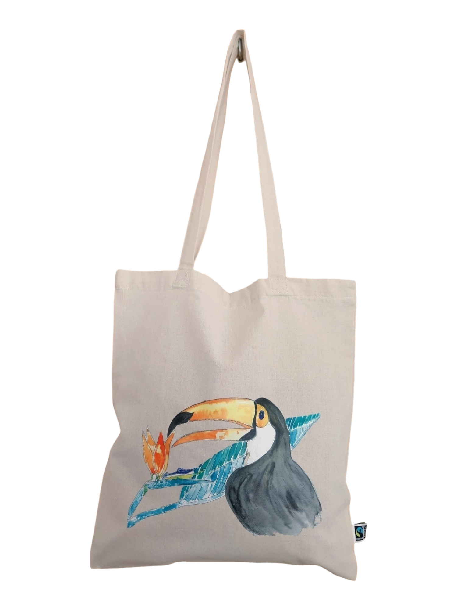 Tote Tropical: Tucán entre Flores