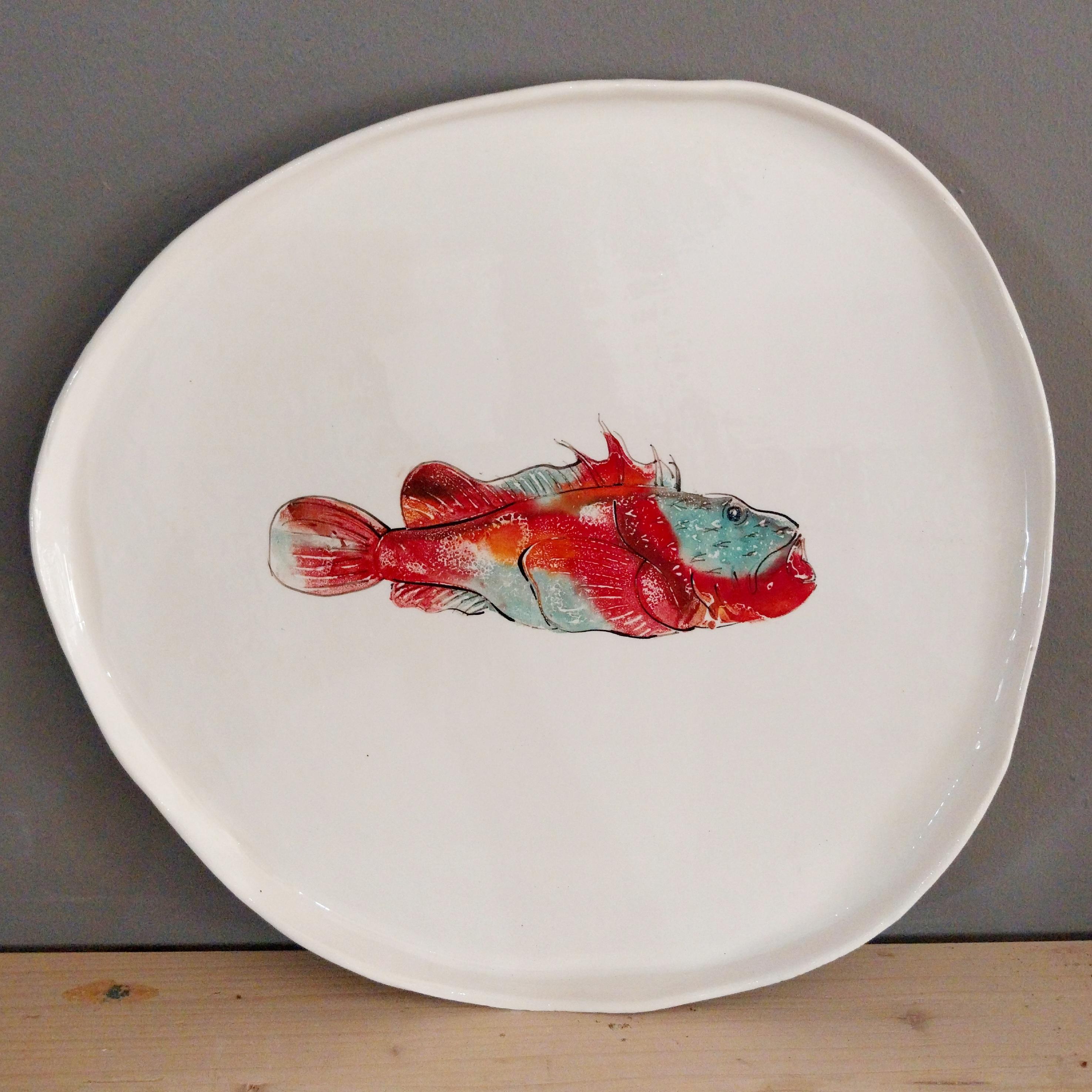 Plato irregular XXL cabracho